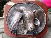 Brahman Bulls Head Relief